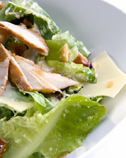 Crunchy Delight: The Ultimate EXTRA Crispy Chicken Caesar Salad