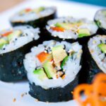 Fresh & Flavorful: Vegan Sushi Rolls with Avocado & Cucumber
