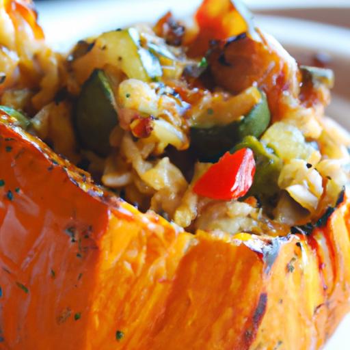 Harvest Delight: vegan Stuffed Acorn ⁣Squash Recipe⁤ Guide