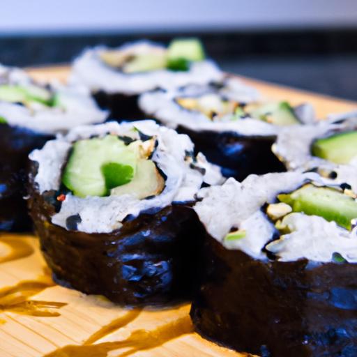 Fresh & Flavorful: Vegan Sushi Rolls with Avocado & Cucumber