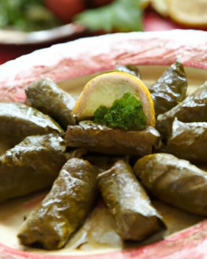 Stuffed Grape Leaves (Warak Enab): A Taste of Tradition