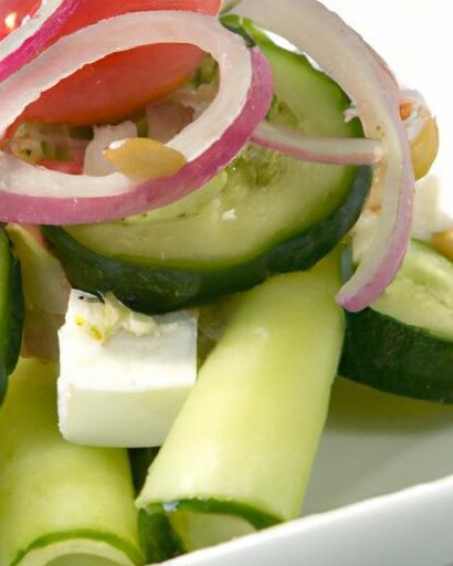 Crisp Cucumber Greek Salad: A Refreshing Mediterranean Twist