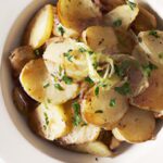 Golden Roasted Garlic Butter Parmesan Potatoes Recipe Delight