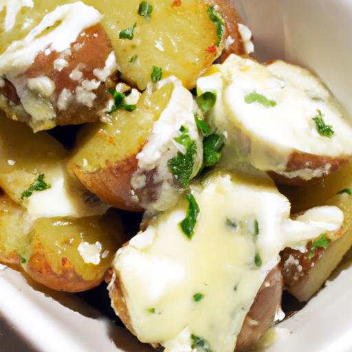 Golden Roasted Garlic Butter Parmesan Potatoes Recipe Delight