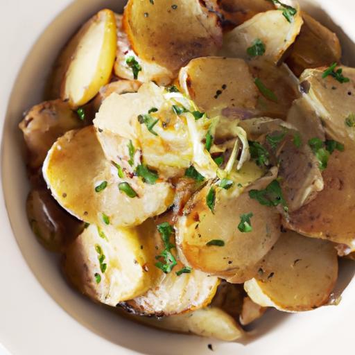 Golden Roasted Garlic Butter Parmesan Potatoes Recipe Delight