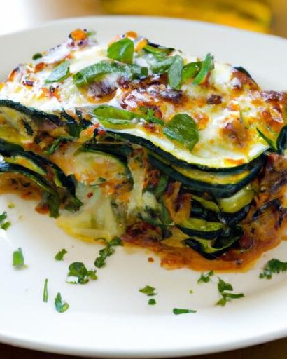 Zucchini Lasagna: A Fresh Twist on Classic Comfort Food