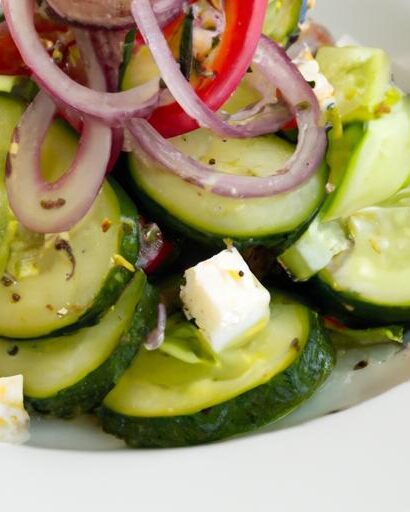 Crisp Cucumber Greek Salad: A Fresh Taste of Tradition