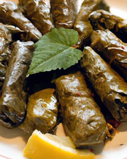 Stuffed Grape Leaves: Exploring Greek Dolmades Delight