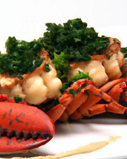 Savor Smoky Lobster Tails with Zesty Garlic Butter Delight