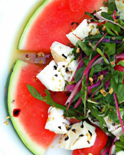 Savor Summer: Grilled Watermelon Salad with Halloumi & Za’atar