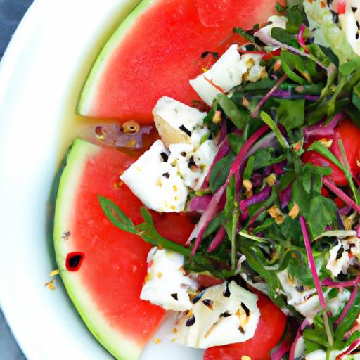 Savor Summer: Grilled Watermelon Salad with Halloumi & Za’atar
