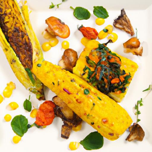 Golden polenta Meets Roasted Veggies: A Perfect Pairing