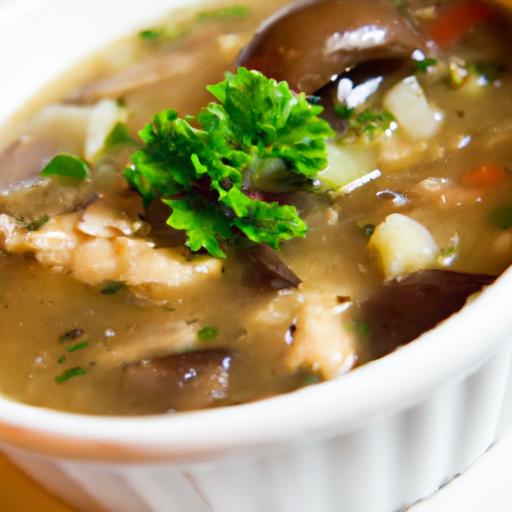 Hearty Chicken Mushroom Wild⁢ Rice Soup: Comfort⁢ in a Bowl
