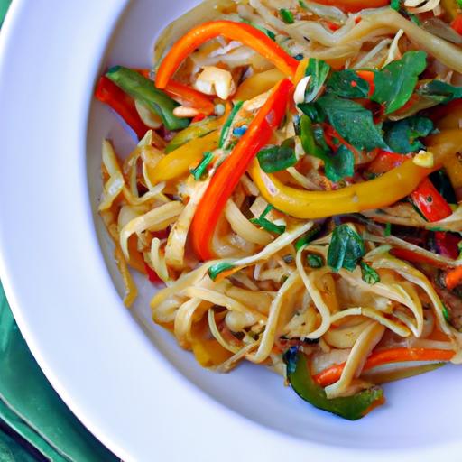 zesty Peanut Noodles with Fresh Veggies: A Flavorful Twist