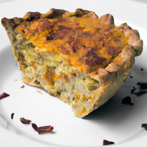 Savory Crocodile Pie Paired with⁣ Sweet Potato Mash Flair