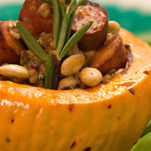 Hearty Sausage Stuffed Acorn Squash: A Flavorful Fall Feast