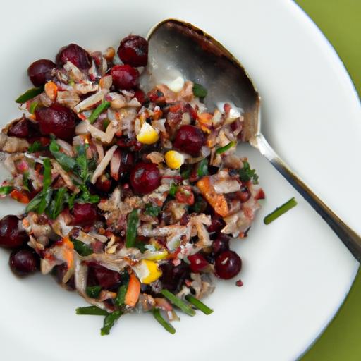Nutritious Wild Rice and Cranberry Salad: A Flavorful Boost