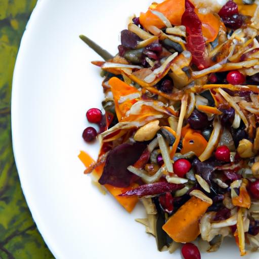 Wild Rice & Cranberry Salad: A Nutritious Autumn Delight