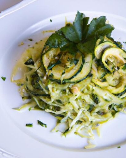 Nutritious Twist: Spaghetti Squash Meets Spinach Walnut Pesto