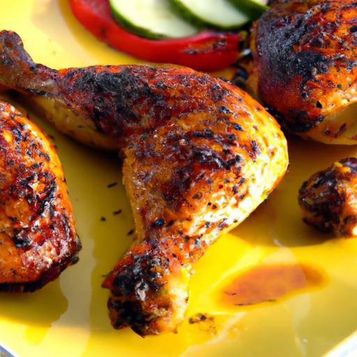 Crispy Oven-Baked Chicken Thighs Finished on the Grill