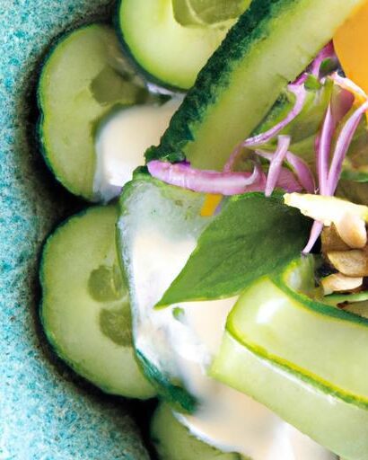 Refreshing Superfoods: The Ultimate Cucumber & Spirulina Salad