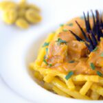 Uni Pasta Delight: Creamy Garlic Butter Sea Urchin Treat