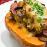 Savor the Season: Hearty Sausage-Stuffed Acorn Squash Delight