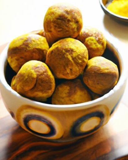 Golden Turmeric Energy Balls: Boost Wellness with Every Bite