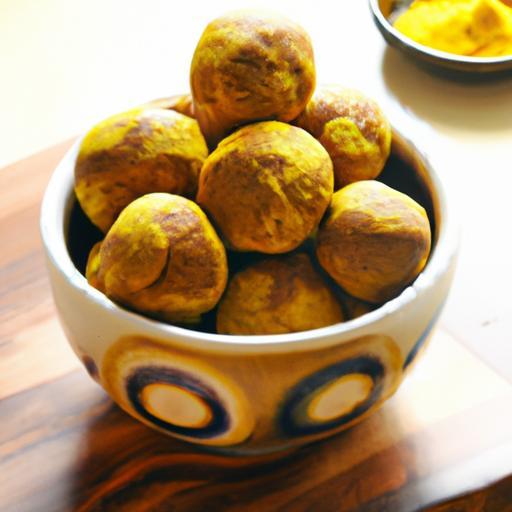 Golden Turmeric Energy Balls: Boost Wellness with Every Bite