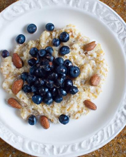 Wholesome Quinoa Porridge with Almonds & Blueberries Delight