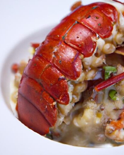 Lobster Risotto Delight: Creamy Luxury from Sea to Plate