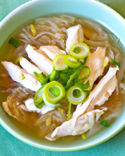 Healing Bowls: Ginger Chicken Noodle Soup with Veggies