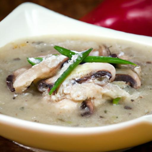 Savor the Comfort: Creamy Mushroom Chicken & Wild Rice Soup