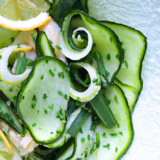 Refreshing Superfoods: The Ultimate Cucumber & Spirulina Salad
