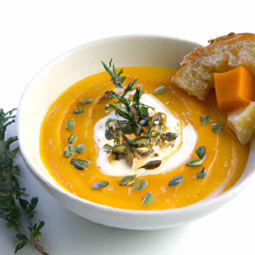 Cozy Up with Spiced Pumpkin Soup and Creamy Crème Fraîche