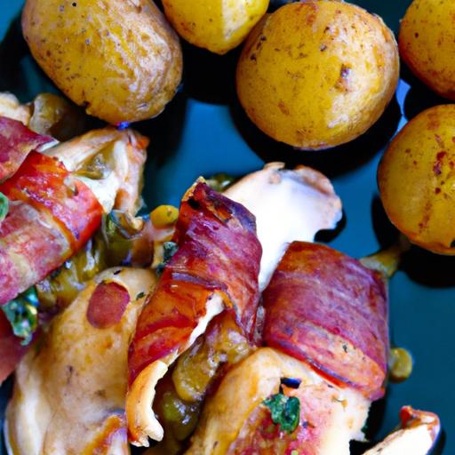 Savory Prosciutto-Wrapped chicken Thighs: A Flavorful Twist
