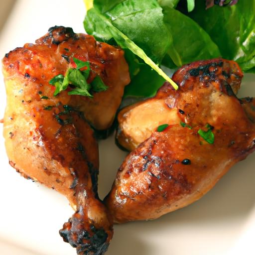 Crispy Oven-Baked Chicken Thighs Finished on the Grill