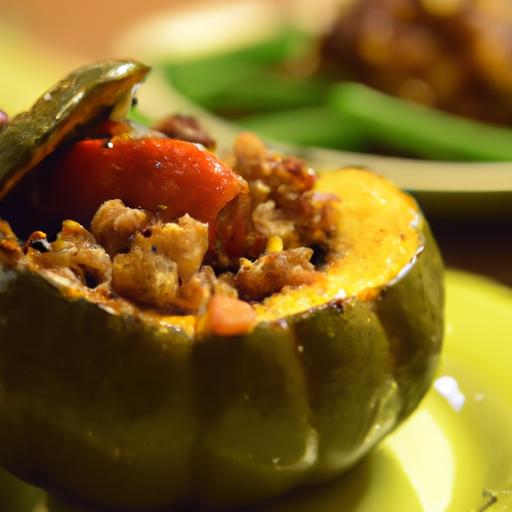 Savor the Season: Hearty Sausage-Stuffed Acorn Squash Delight
