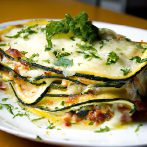 Layered Delight: How to Make Vegetarian Zucchini Lasagna
