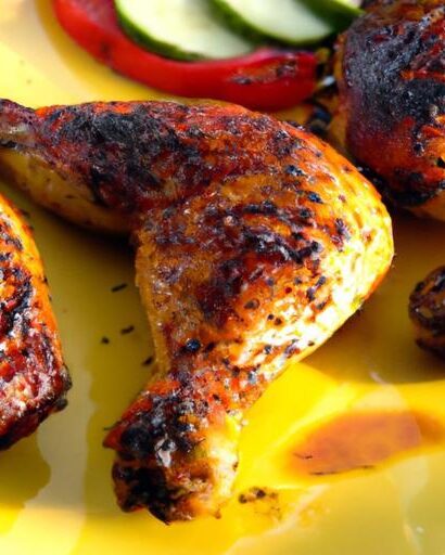 Crispy Oven-Baked Chicken Thighs Finished on the Grill