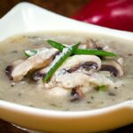 Savor the Comfort: Creamy Mushroom Chicken & Wild Rice Soup