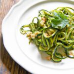 Twist on Tradition: Fresh Zucchini Noodles with Pesto Flair