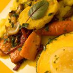 Golden Polenta Meets Roasted Veggies: A Flavorful Delight