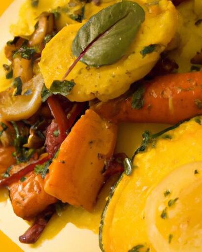 Golden Polenta Meets Roasted Veggies: A Flavorful Delight