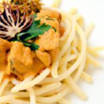Uni Magic: Sea Urchin Pasta in Garlic Butter Bliss