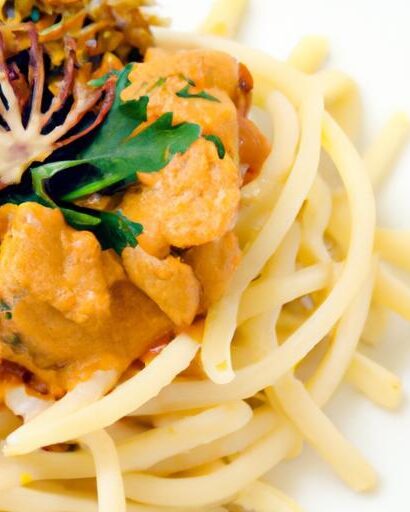 Uni Magic: Sea Urchin Pasta in Garlic Butter Bliss