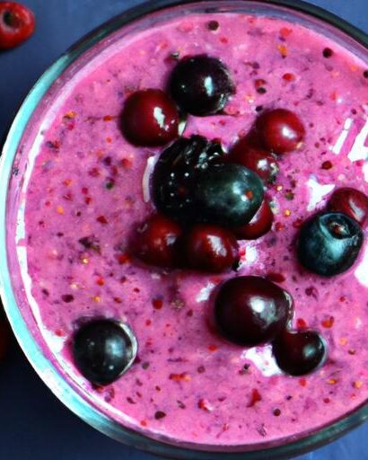 Energize Your Day with a Vibrant Superfood Berry Smoothie