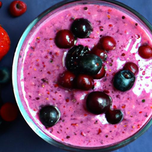 Energize Your Day with a Vibrant Superfood Berry Smoothie