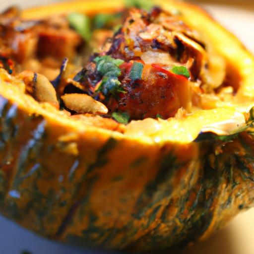 Hearty Sausage-Stuffed Acorn Squash: A Cozy Fall Feast