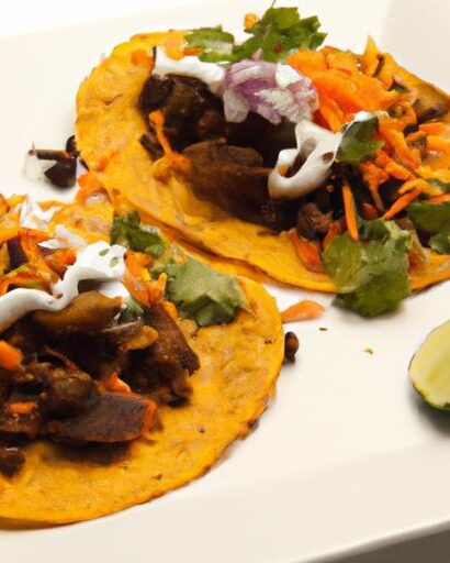 Savory Sweet Potato & Black Bean Tacos: A Flavorful Fusion